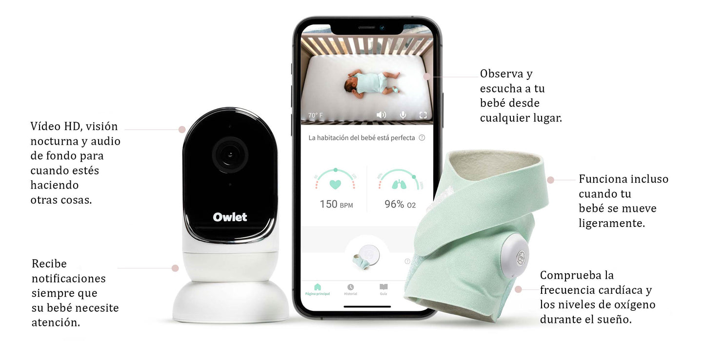 Smart Monitor Duo: Kit incluye Smart Sock 3 + Owlet Cam